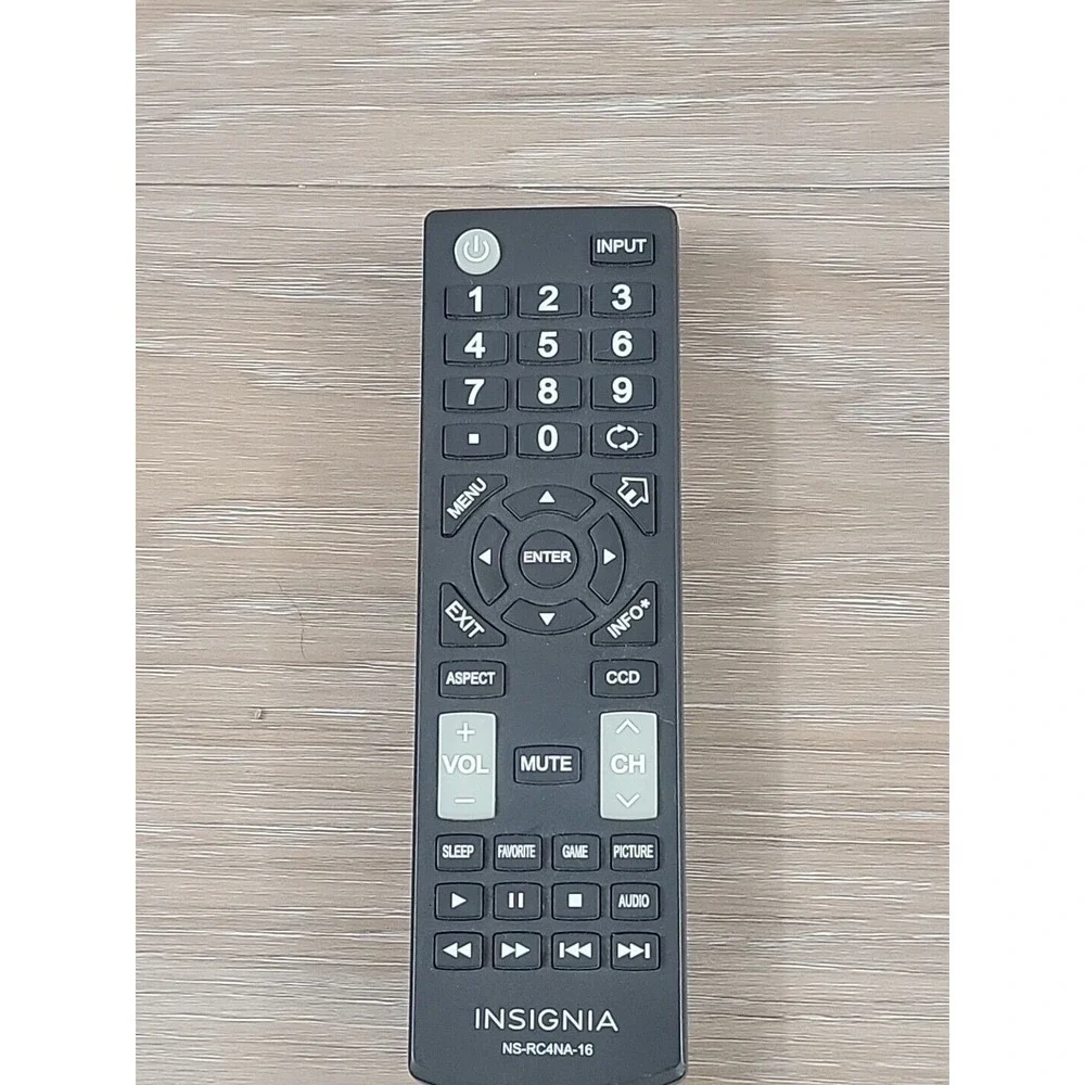 Insignia Remote‎ Control (NS-RC4NA-16) for Select Insignia TVs - Black B1R4